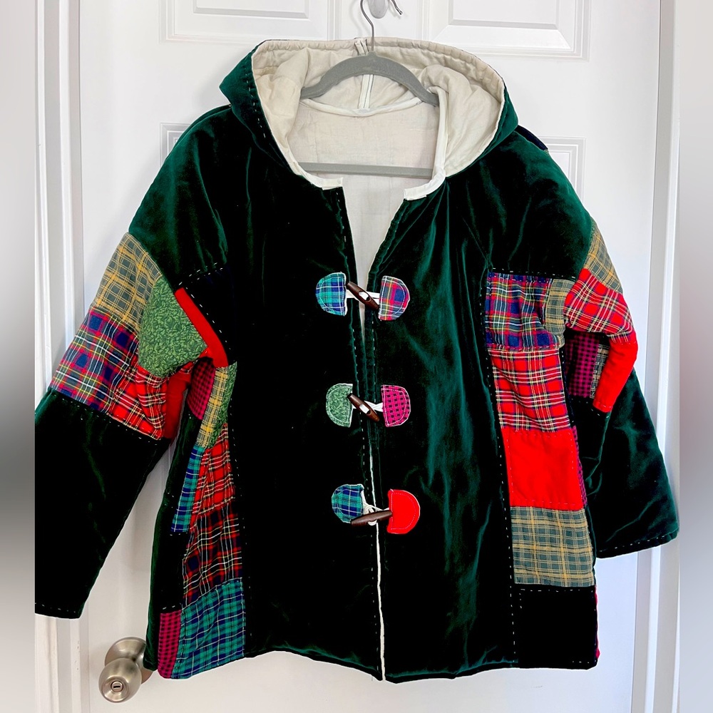 Handmade Upcycle Vintage Quilt Coat